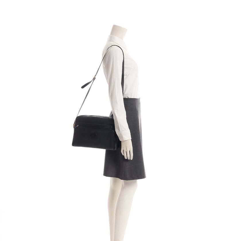 グッチ(GUCCI)オールドグッチ|ショルダーバッグ|レザー|黒|ハイブランド・ブランド専門の中古通販サイト(638012)