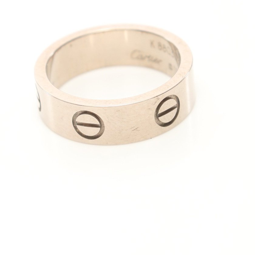 カルティエ Cartier ラブ リング 指輪 K18wg ホワイトゴールド ハイブランド ブランド専門の中古通販サイト