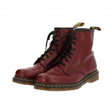 Dr.Martens・シューズ・8ホール ショートブーツ レザー チェリーレッド