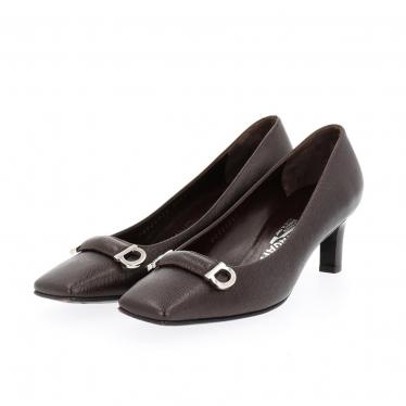 秋物 新入荷】▽FERRAGAMO/フェラガモ▽スクエアトゥガンチーニレザー