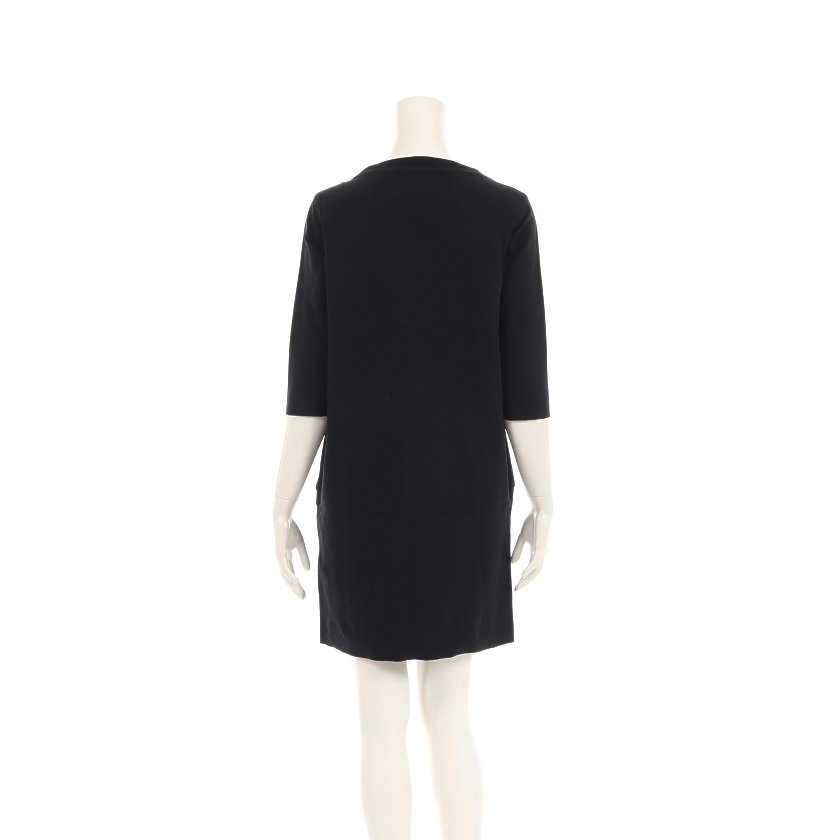 ディーゼル Diesel スウェットワンピース 五分袖 チェック ブラック アイボリー ハイブランド ブランド専門の中古通販サイト