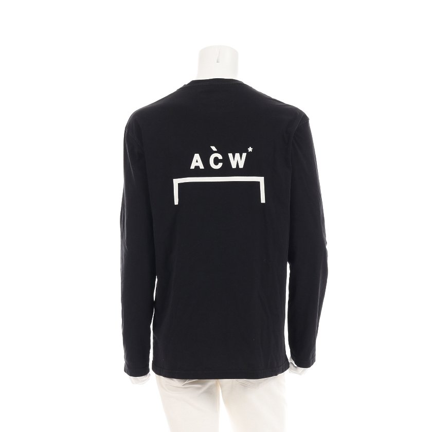 アコールドウォール(A-COLD-WALL)Tシャツ|カットソー|長袖|ロゴプリント|ブラック|ホワイト|ハイブランド・ブランド専門の中古通販サイト(642802) アコールドウォール(A-COLD-WALL)Tシャツ|カットソー|長袖|ロゴプリント|ブラック|ホワイト|ハイブランド・ブランド専門の中古通販サイト(642802)