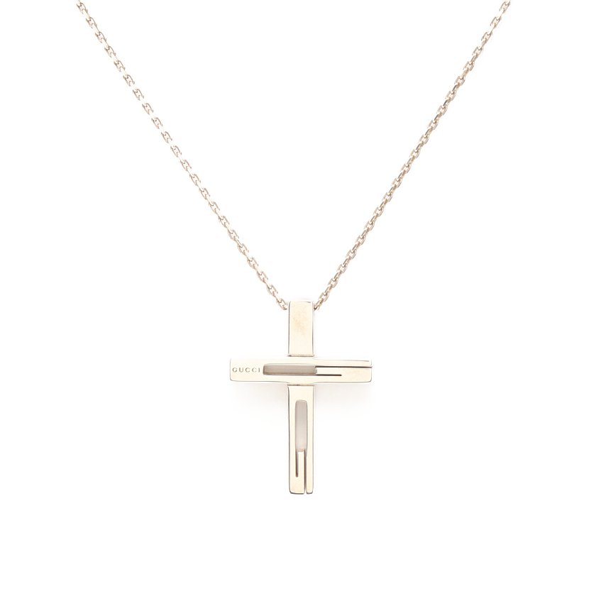 グッチ Gucci G クロスモチーフ ネックレス Sv925 シルバー ハイブランド ブランド専門の中古通販サイト