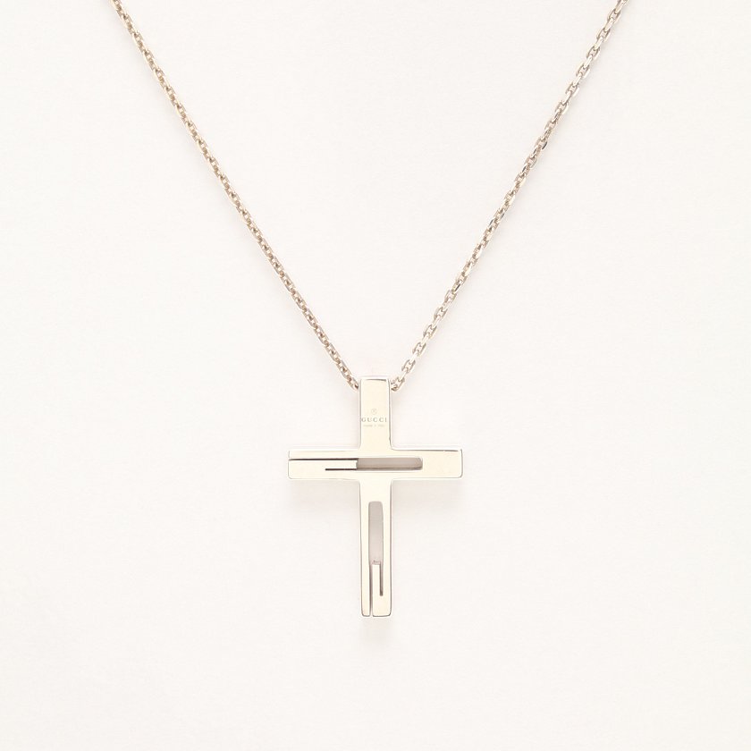 グッチ Gucci G クロスモチーフ ネックレス Sv925 シルバー ハイブランド ブランド専門の中古通販サイト