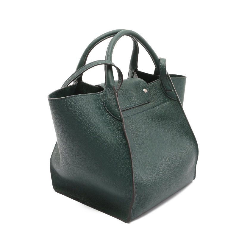 セリーヌ Celine ビッグバッグ スモール ウィズ ロングストラップ ハンドバッグ レザー グリーン 2way ハイブランド ブランド専門の中古通販サイト 6441
