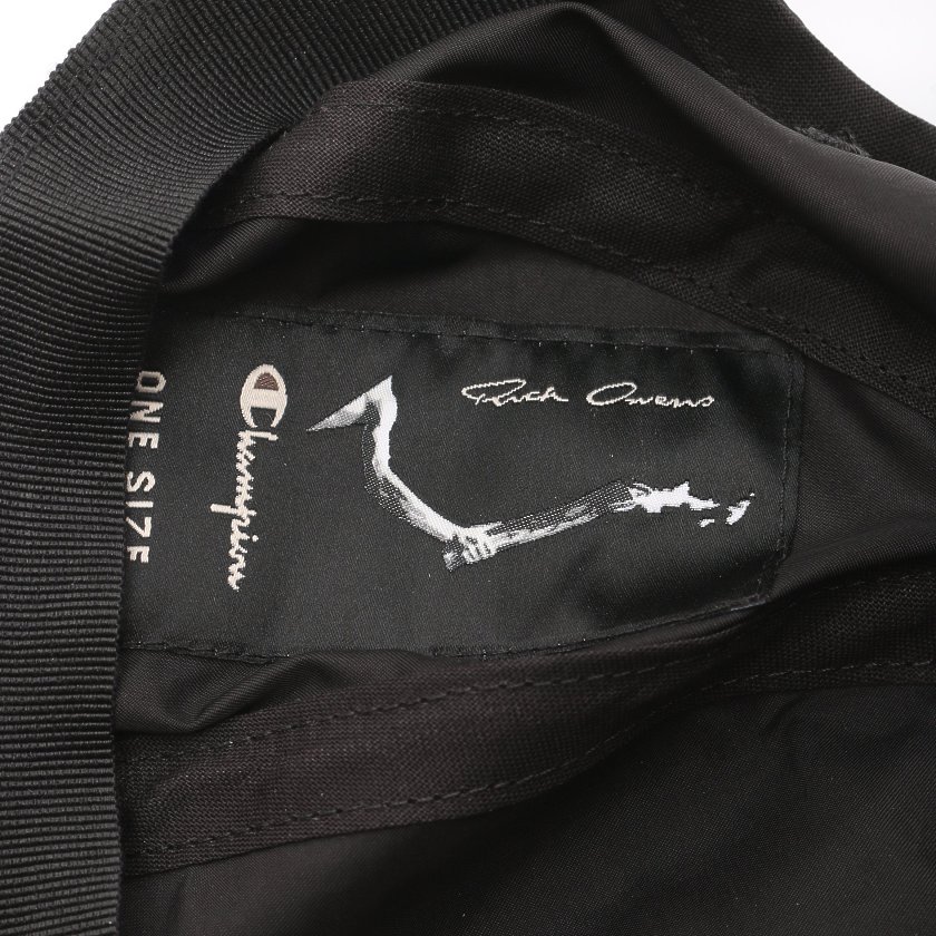 リックオウエンス Rick Owens Rick Owens Champion ベースボールキャップ ナイロン ブラック ss ハイブランド ブランド専門の中古通販サイト