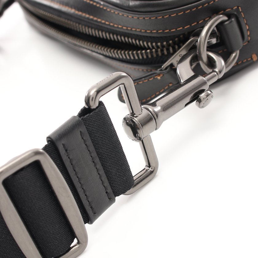 コーチ Coach グラハム クロスボディ ショルダーバッグ レザー ブラック 2way ハイブランド ブランド専門の中古通販サイト