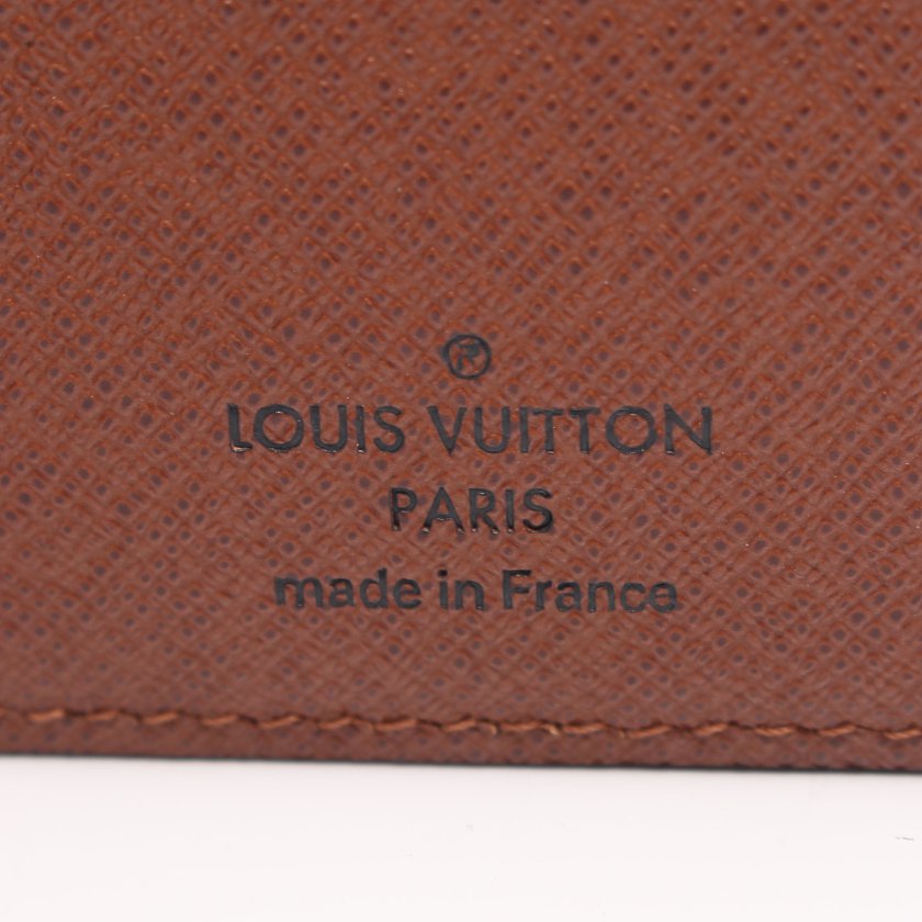 LOUIS VUITTON・財布・小物・ポルトフォイユ ブラザ モノグラム  二つ折り長財布 PVC ブラウン