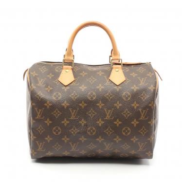 ルイヴィトン(LOUIS VUITTON)スピーディ30|モノグラム|ハンドバッグ|ミニボストンバッグ|PVC|レザー|ブラウン|ハイブランド・ブランド専門の中古通販サイト(653240)