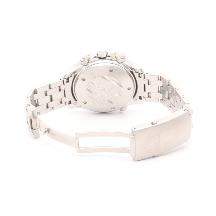 オメガ Omega Seamaster シーマスター プロフェッショナル クロノ 300 メンズ 腕時計 自動巻き Ss シルバー ネイビーギョーシェ文字盤 ハイブランド ブランド専門の中古通販サイト