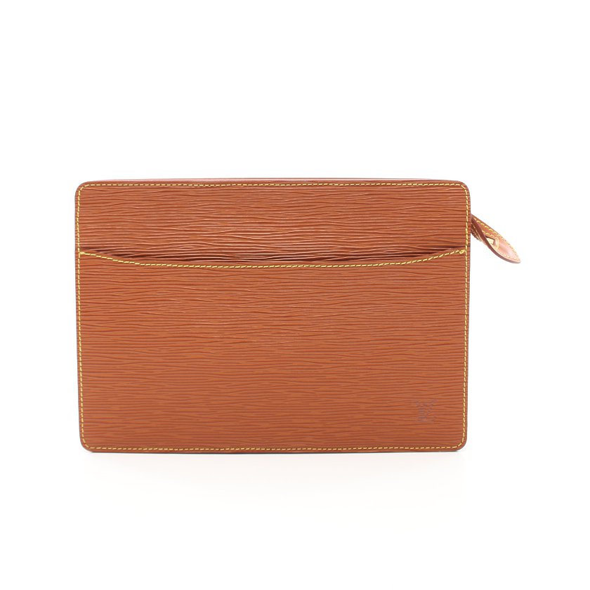 ルイヴィトン(LOUIS VUITTON)ポシェット|オム|エピ|ジパングゴールド|クラッチバッグ|レザー|ライトブラウン|ハイブランド・ブランド専門の中古通販サイト(653972)