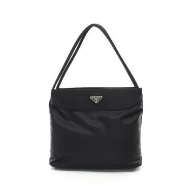 プラダ(PRADA)|ショルダーバッグ|ナイロン|ブラック|ハイブランド・ブランド専門の中古通販サイト(654033)