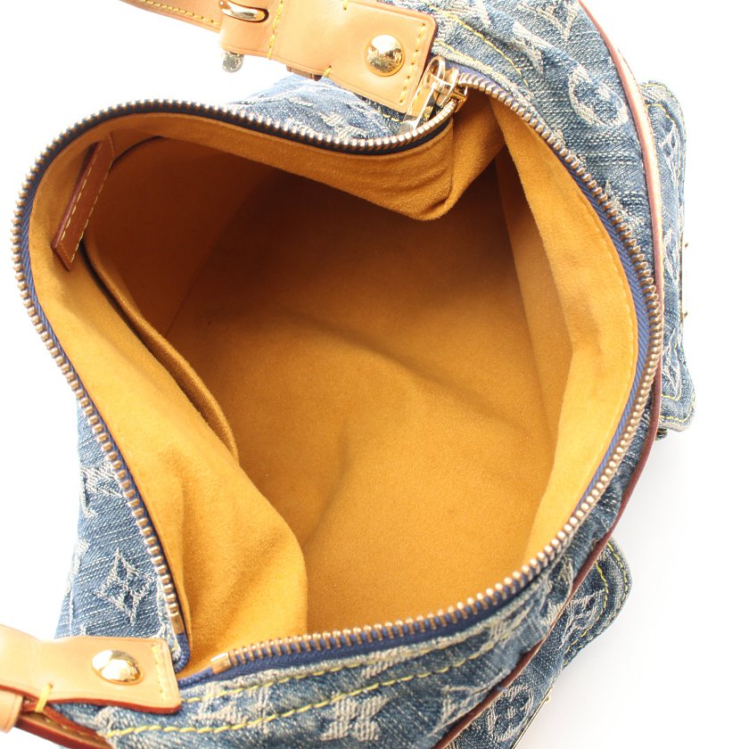 ルイヴィトン(LOUIS VUITTON)バギーPM|モノグラムデニム|ワンショルダーバッグ|デニム|レザー|ブルー|ハイブランド・ブランド専門の中古通販サイト(660936)
