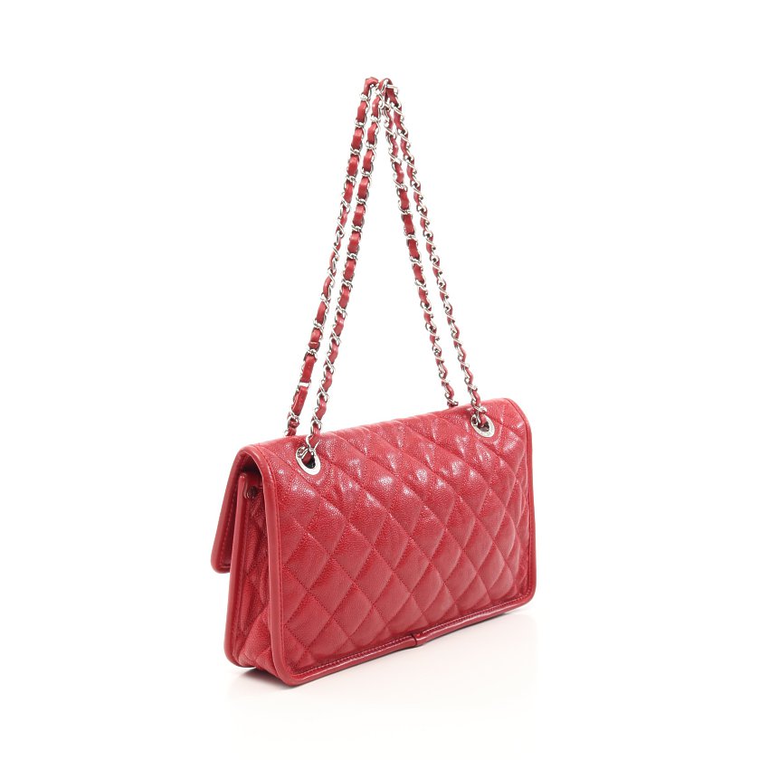 シャネル Chanel マトラッセ Wチェーンショルダーバッグ キャビアスキン レッド ターンロック シルバー金具 ハイブランド ブランド専門の中古通販サイト シャネル Chanel マトラッセ Wチェーンショルダーバッグ キャビアスキン レッド ターンロック シルバー金具 ハイブランド ブランド専門の中古通販サイト