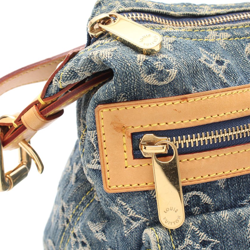 ルイヴィトン(LOUIS VUITTON)バギーPM|モノグラムデニム|ワンショルダーバッグ|デニム|レザー|ブルー|ハイブランド・ブランド専門の中古通販サイト(660936)