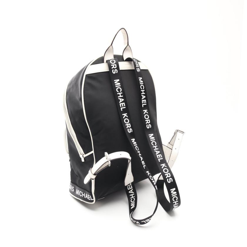 マイケルコース Michael Kors Connie Md バックパック リュック サック ナイロン レザー ブラック ホワイト ハイブランド ブランド専門の中古通販サイト 6607