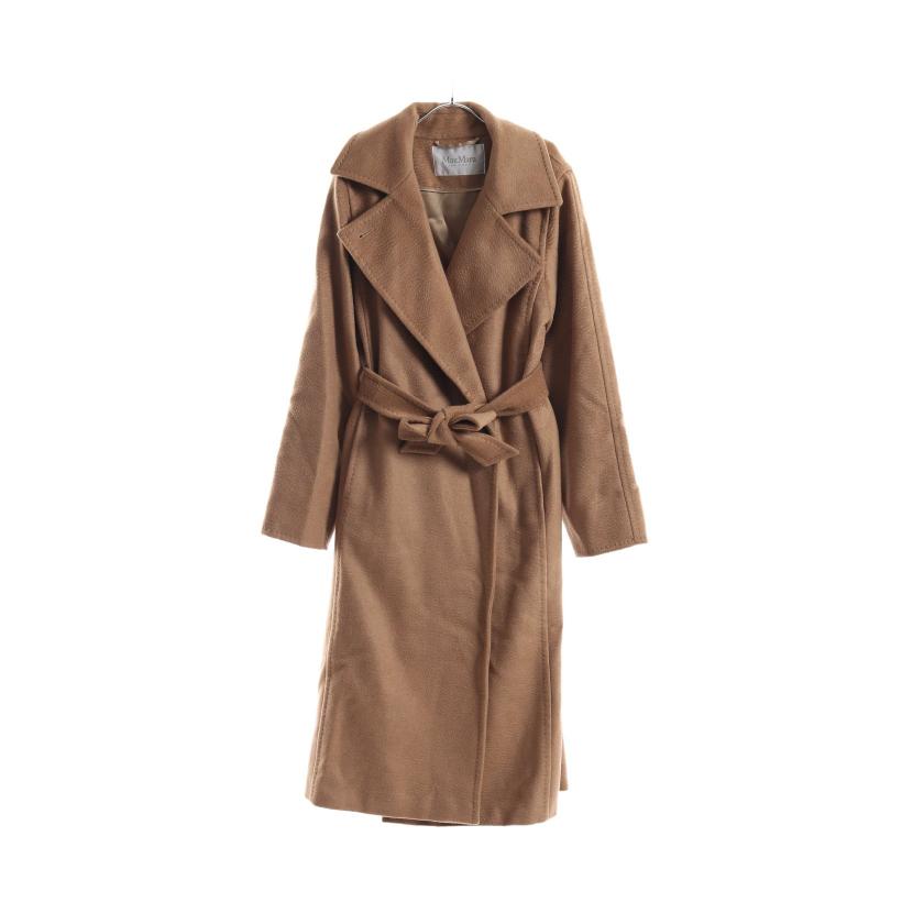 マックスマーラ Max Mara Manuela マニュエラ ガウンコート キャメル ベージュ ハイブランド ブランド専門の中古通販サイト