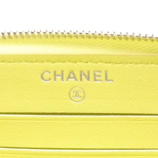 シャネル(CHANEL)マトラッセ|ラウンドファスナー財布|ラムスキン