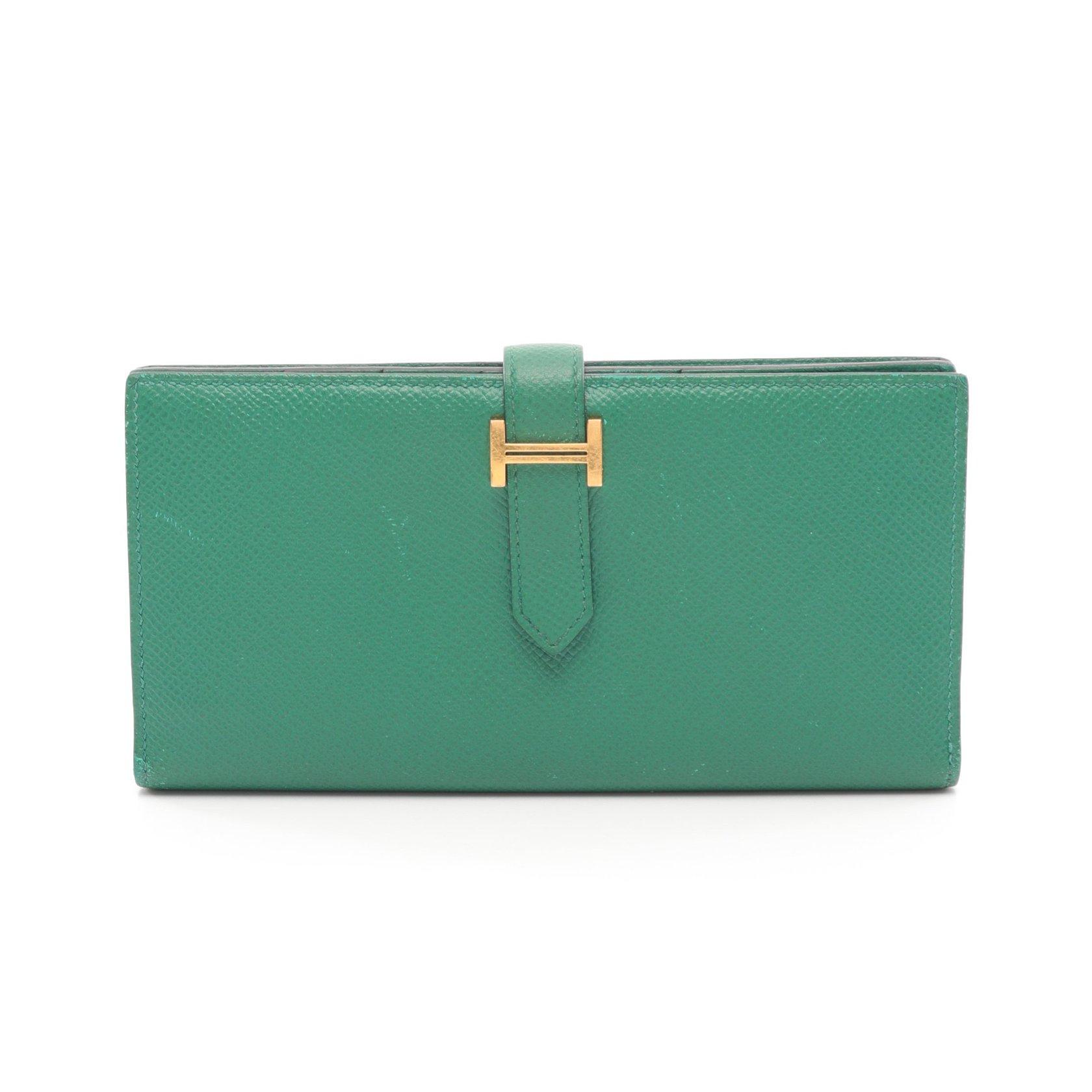 エルメス(HERMES)ベアンスフレ|ヴェールヴェルティゴ|二つ折り長財布|ヴォーエプソン|グリーン |ゴールド金具|A刻印|ハイブランド・ブランド専門の中古通販サイト(666145) エルメス(HERMES)ベアンスフレ|ヴェールヴェルティゴ|二つ折り長財布|ヴォーエプソン|グリーン |ゴールド金具|A刻印|ハイブランド・ブランド専門の中古通販サイト(666145)