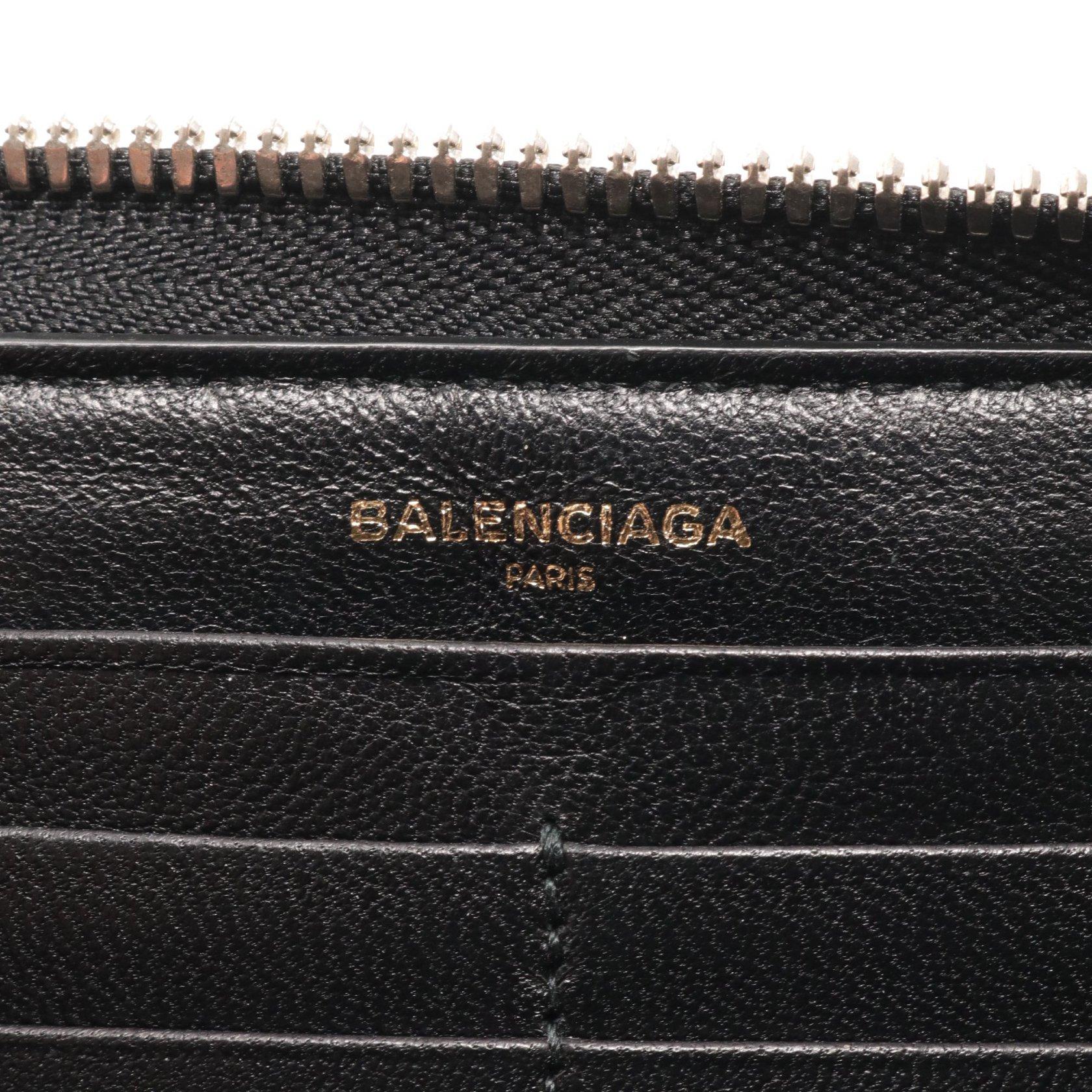 バレンシアガ(BALENCIAGA)|ラウンドファスナー長財布|レザー ...