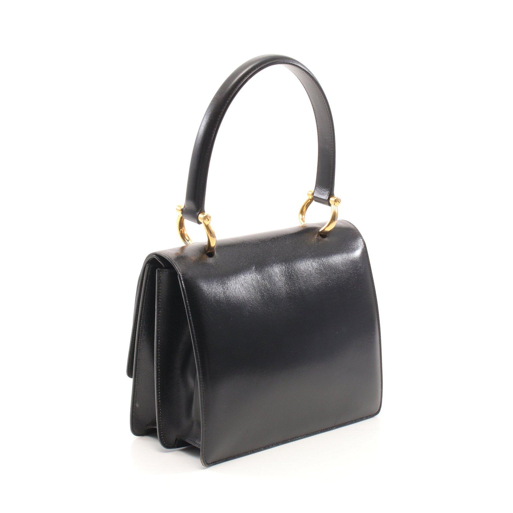 セリーヌ(CELINE)オールドセリーヌ|ハンドバッグ|レザー|ブラック|ハイブランド・ブランド専門の中古通販サイト(668316)