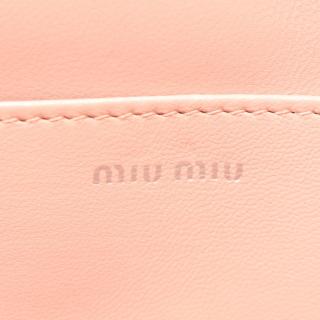ミュウミュウ Miu Miu マテラッセ チェーンショルダーバッグ レザー ピンク ハイブランド ブランド専門の中古通販サイト