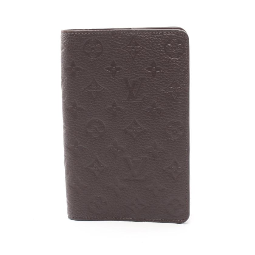 ルイヴィトン Louis Vuitton ブックカバー チョコレート ステーショナリー レザー ダークブラウン ハイブランド ブランド専門の中古通販 サイト 671537