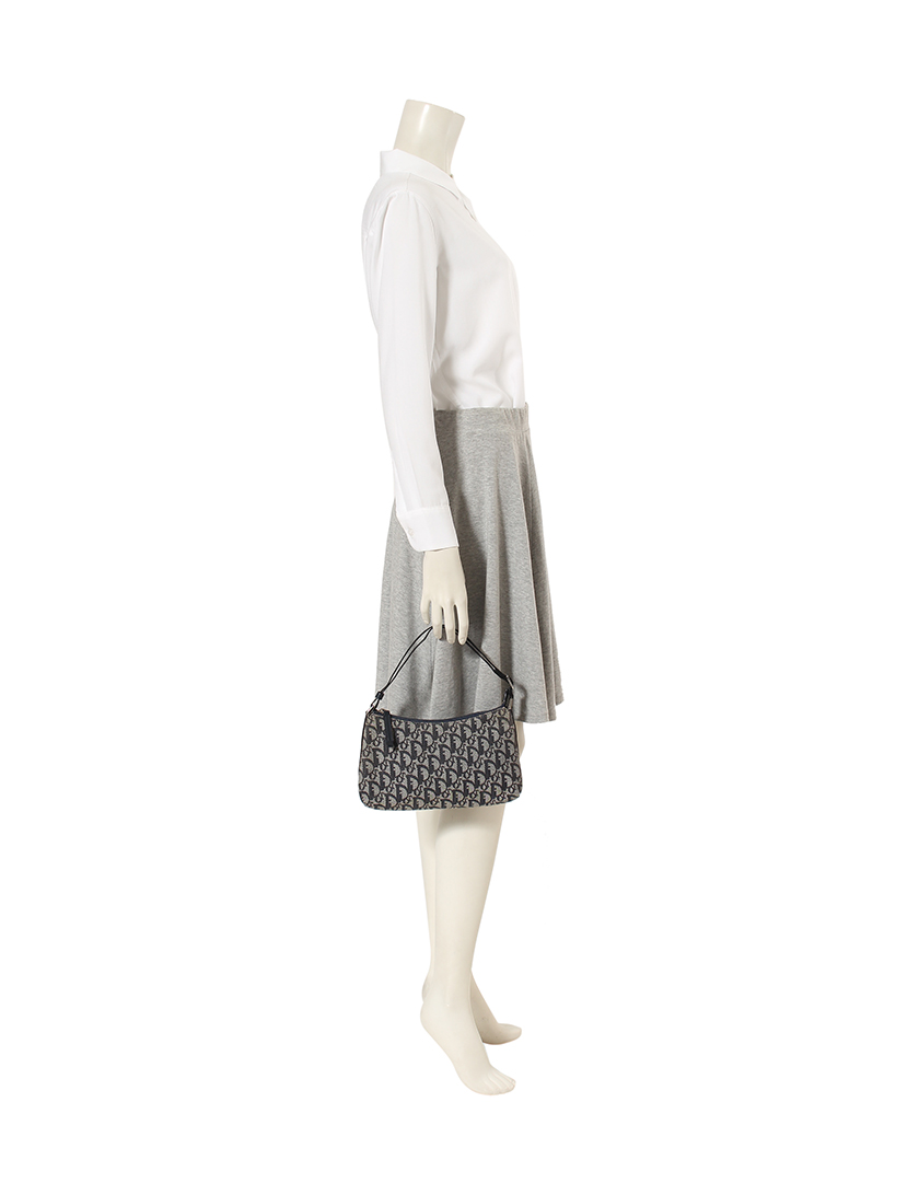 クリスチャンディオール(Christian Dior)アクセサリーポーチ|トロッター柄|ハイブランド・ブランド専門の中古通販サイト(68337)
