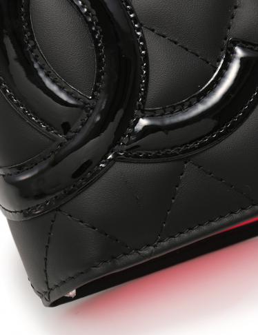 シャネル(CHANEL)カンボンライン|二つ折り長財布|カーフスキン|黒|ピンク|ハイブランド・ブランド専門の中古通販サイト(69930)