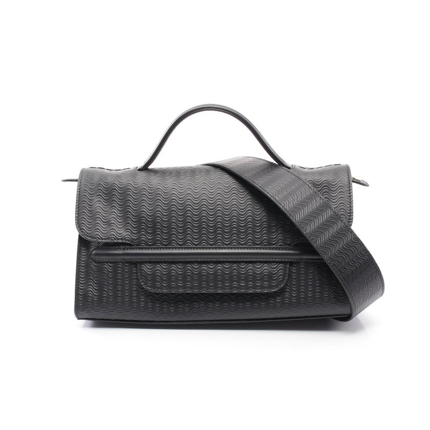 ZANELLATO・バッグ・NINA S ハンドバッグ レザー ブラック 2WAY