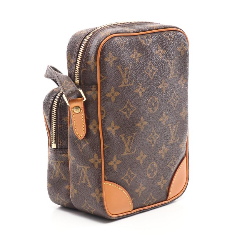 ルイヴィトン Louis Vuitton アマゾン モノグラム ショルダーバッグ Pvc レザー ブラウン ハイブランド ブランド専門の中古通販サイト