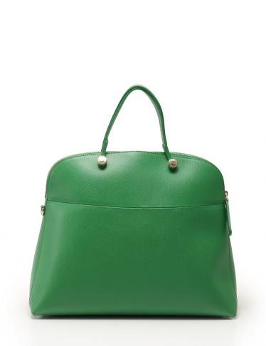 フルラ(FURLA)パイパー|ハンドバッグ|2WAY|レザー|緑|ハイブランド・ブランド専門の中古通販サイト(69665)