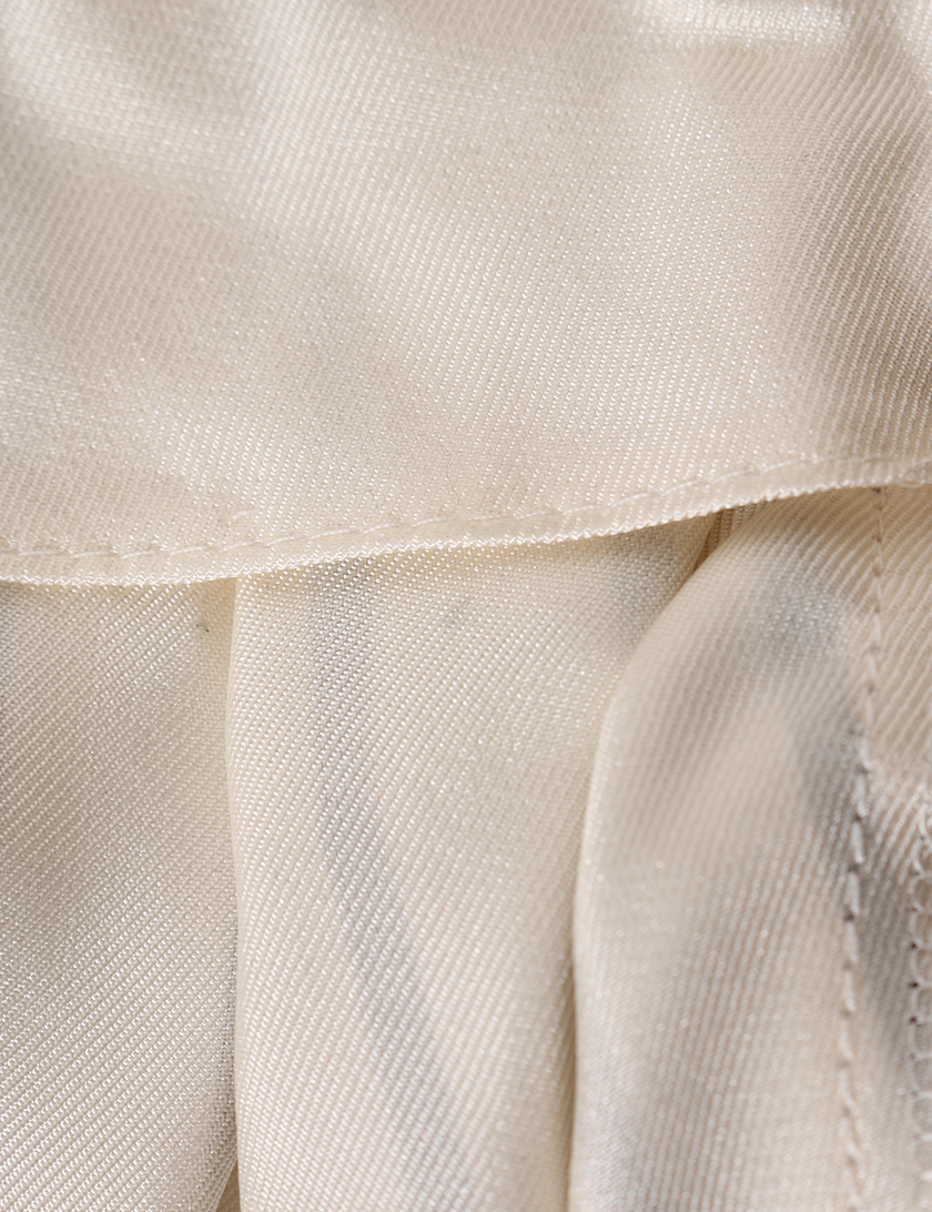 ロエベ Loewe ワンピース ストライプ シルク ライトアイボリー 黒 ハイブランド ブランド専門の中古通販サイト