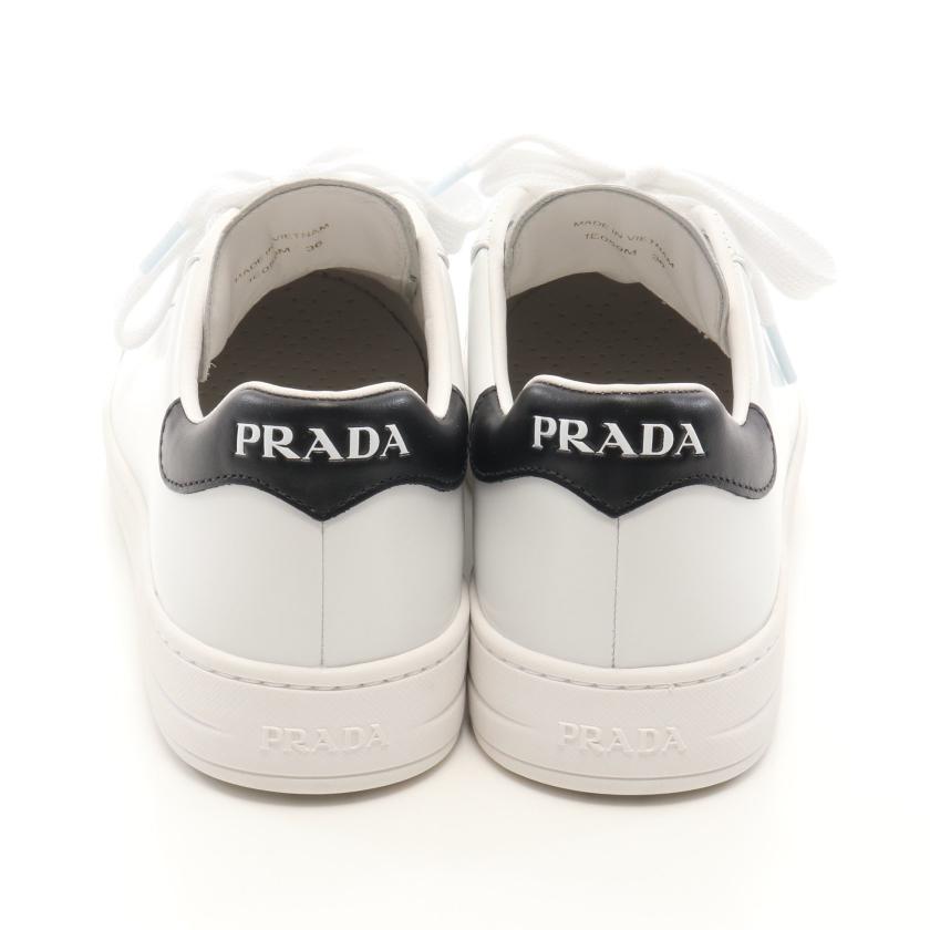 【国内正規総代理店アイテム】 ★送料・関税込★PRADA★ロゴレザースニーカ.ー★正規品★ スニーカー プラダ(PRADA)|スニーカー|レザー|ホワイト|ブラック|ロゴ|ハイブランド・ブランド専門の中古通販サイト(679272)
