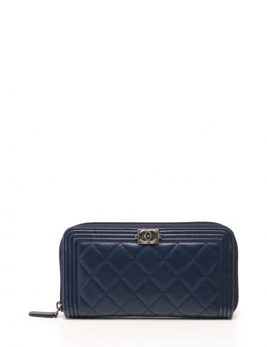 CHANEL・財布・小物・ボーイシャネル ラウンドファスナー長財布