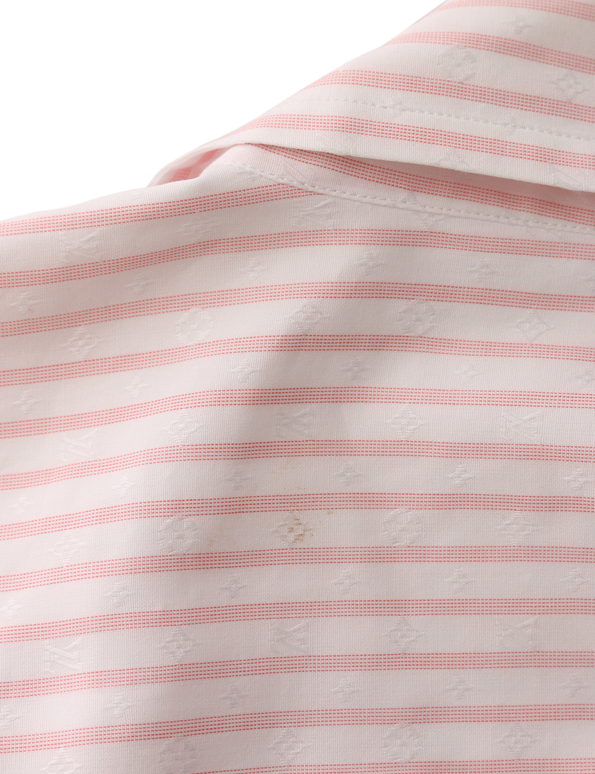 ルイヴィトン Louis Vuitton シャツワンピース ストライプ ピンク 白 ハイブランド ブランド専門の中古通販サイト