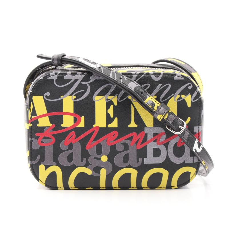 バレンシアガ Balenciaga Everyday エブリデイ カメラバッグ Xs ショルダーバッグ レザー ブラック イエロー マルチカラー ハイ ブランド ブランド専門の中古通販サイト 6747