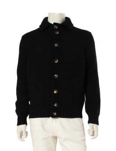 Cruciani・トップス・ニットカーディガン ウール 黒｜【公式】宅配買取