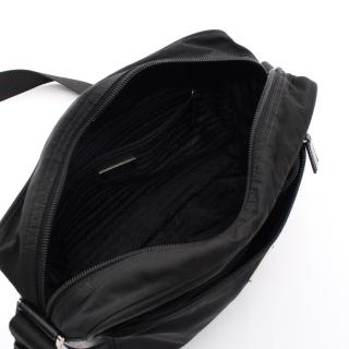 プラダ(PRADA)|ショルダーバッグ|ナイロン|レザー|ブラック|三角プレート|ハイブランド・ブランド専門の中古通販サイト(649279)