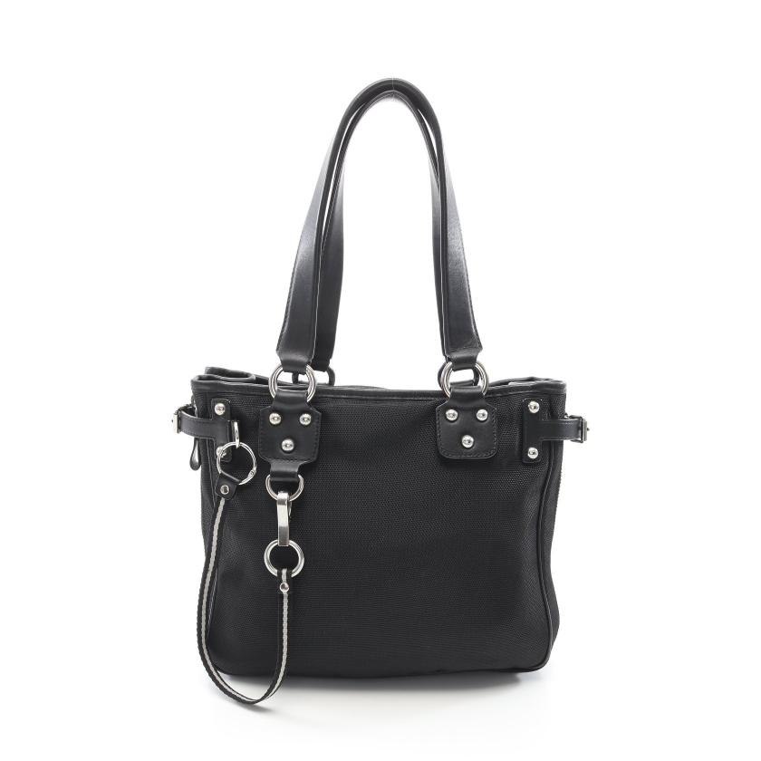 Bally レザー　ブラック ショルダーバッグ Bally バリー BALLY ショルダーバッグ レザー ブラック×レッド