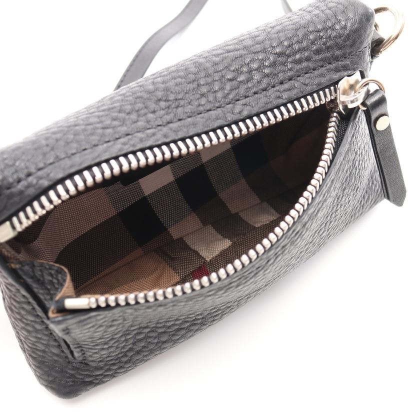 バーバリー(BURBERRY)|ショルダーバッグ|レザー|ブラック|ハイブランド・ブランド専門の中古通販サイト(690606)