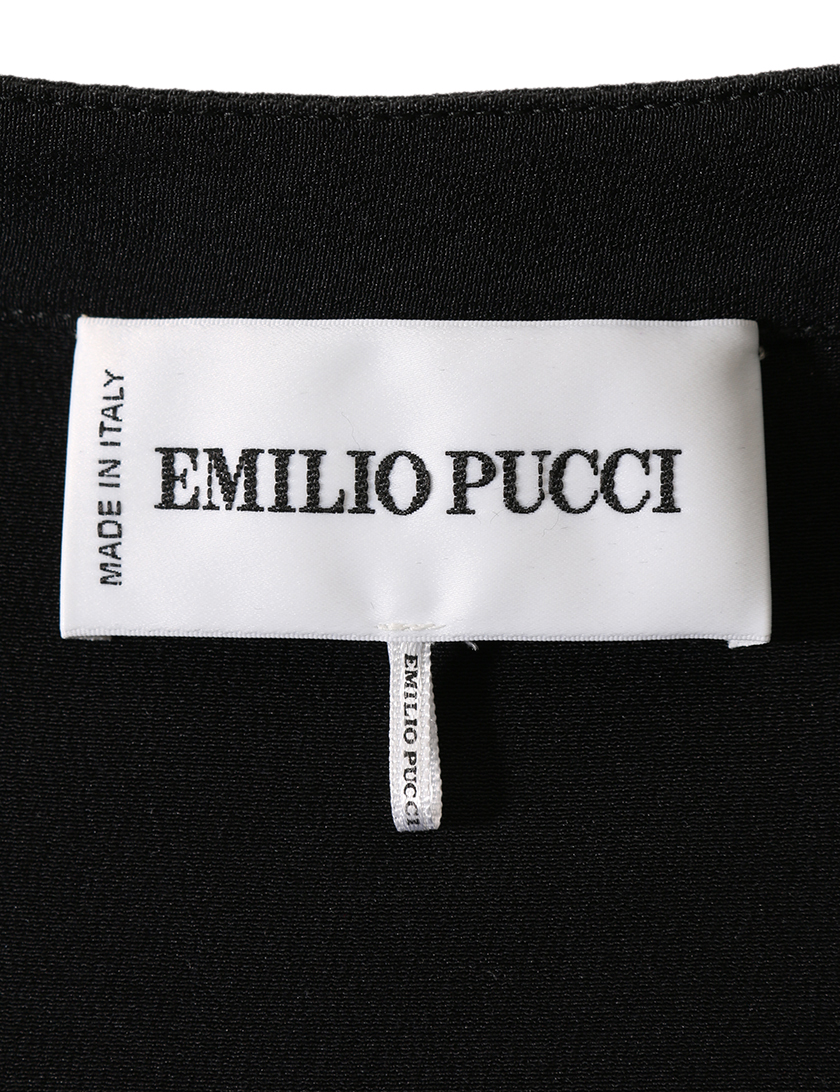 エミリオプッチ Emilio Pucci ワンピース 黒 ゴールド ボタン ハイブランド ブランド専門の中古通販サイト 765