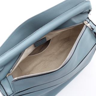 ロエベ(LOEWE)パズルバッグ|ミディアム|ハンドバッグ|レザー|ブルーグレー|2WAY|ハイブランド・ブランド専門の中古通販サイト(691430)