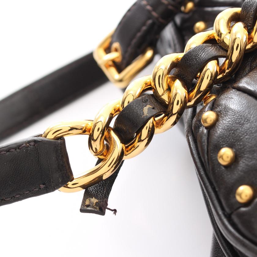 ミュウミュウ(miu miu)|ショルダーバッグ|レザー|ブラック ミュウミュウ(miu miu)|ショルダーバッグ|レザー|ブラック