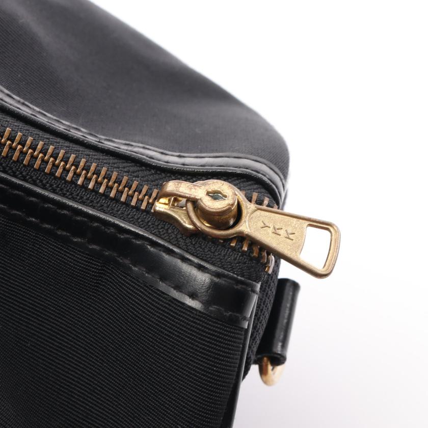 モスキーノ(MOSCHINO)|ボストンバッグ|ナイロンキャンバス|レザー|ブラック|2WAY|メタルロゴ|ハイブランド・ブランド専門の中古通販サイト(697592)