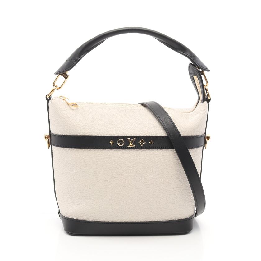 LOUIS VUITTON・バッグ・クルーザーPM クリーム ノワール ハンドバッグ 