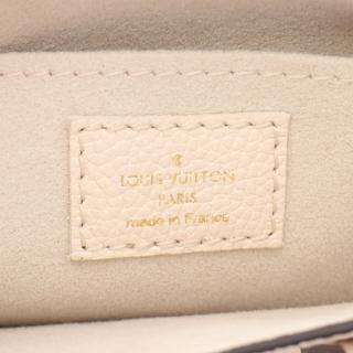ルイヴィトン(LOUIS VUITTON)プティット|サックプラ|モノグラムアンプラント|クレームサフラン|ハンドバッグ|レザー|ライトベージュ|マルチカラー|2WAY|ハイブランド・ブランド専門の中古通販サイト(708441)