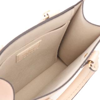 ルイヴィトン(LOUIS VUITTON)プティット|サックプラ|モノグラムアンプラント|クレームサフラン|ハンドバッグ|レザー|ライトベージュ|マルチカラー|2WAY|ハイブランド・ブランド専門の中古通販サイト(708441)
