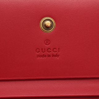 グッチ(GUCCI)グッチシマ|二つ折り財布|レザー|レッド|チェリー ...