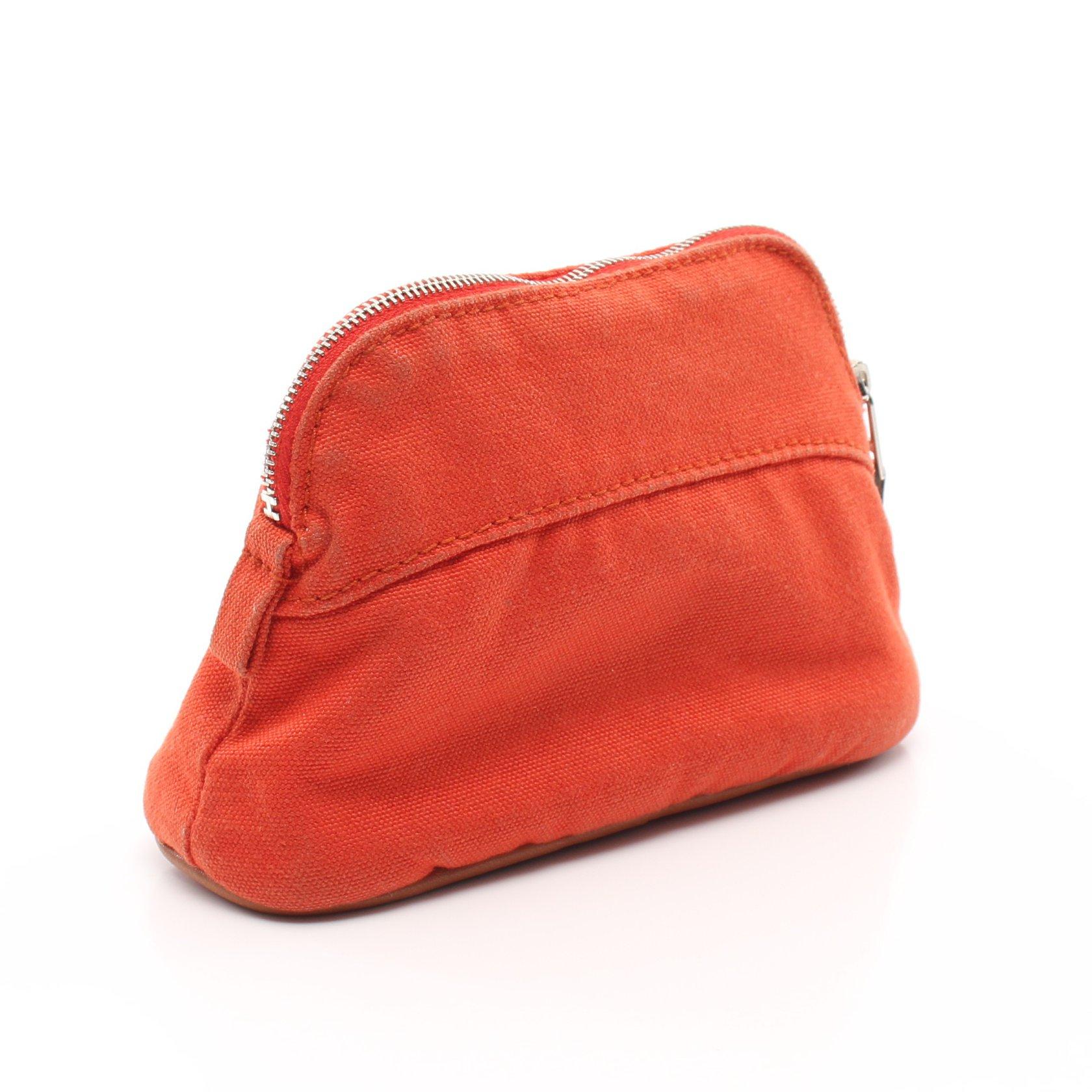 話題の行列 美品 HERMES エルメス ボリードポーチ バッグ レッド ...